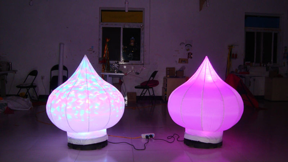 Venda Quente Mudança de cor LED Balão de hélio gigante, iluminação balão inflável para publicidade