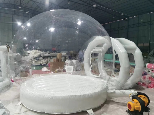 Camping ao ar livre Festa de casamento Casa de balões infláveis transparentes