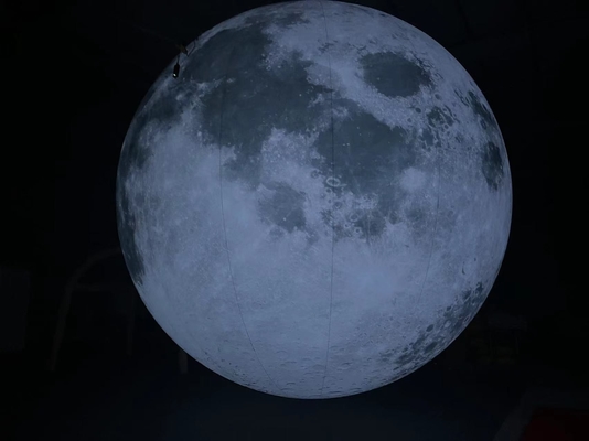 Decoração Usada Publicidade Gigante Modelo de Lua Inflável Com Luz Led Balão Lunar Grande Inflável Balões personalizados