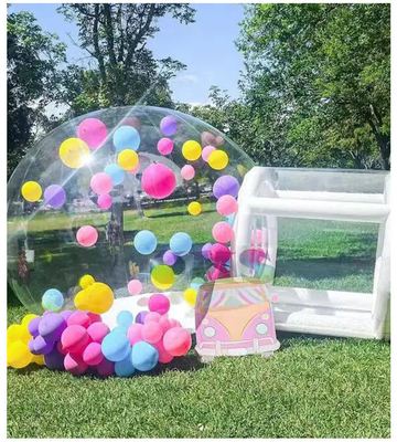 fábrica preço por atacado casa de bolhas com balões festa de casamento casa de bolhas dupla salto