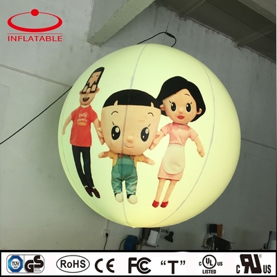 Decorações infláveis de lua infláveis Balão inflável com iluminação LED dentro Balão de festa para decorações de concerto