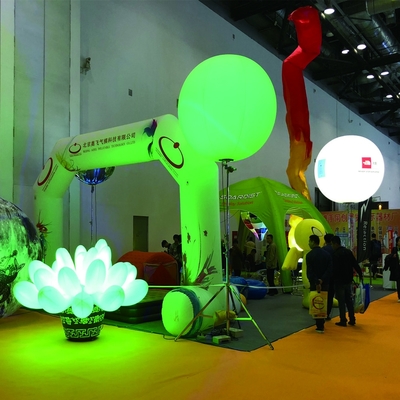 Decorações infláveis de lua infláveis Balão inflável com iluminação LED dentro Balão de festa para decorações de concerto