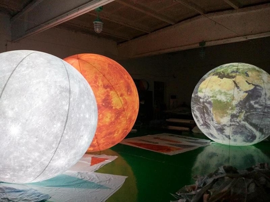 Decoração Balões de publicidade infláveis Balão de lua inflável de hélio