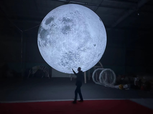 Balões publicitários infláveis de 4m Balões planetários gigantes de TPU