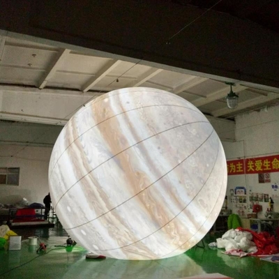 Balões publicitários infláveis de 4m Balões planetários gigantes de TPU