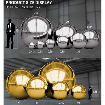 Balões publicitários infláveis refletivos pendurados, tamanho 1,5 m