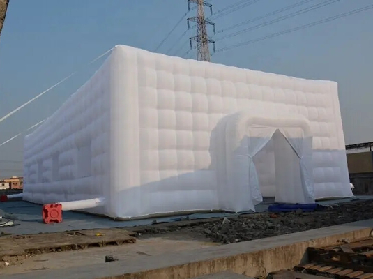 Luz LED Balões de publicidade infláveis Tenda de cubos de ar infláveis Para aluguer