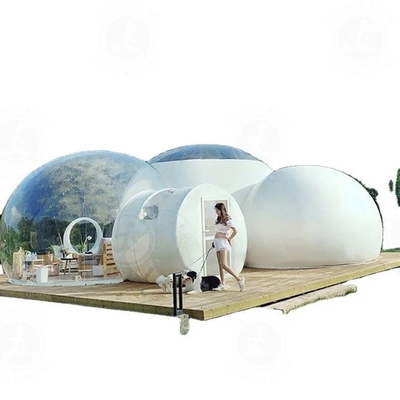 Tenda de bolhas transparente inflável para crianças de festa