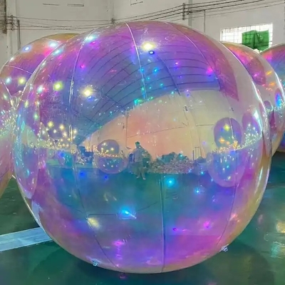 Diâmetro 40cm Esferas de espelho infláveis PVC Moderno Simples Para Casamento