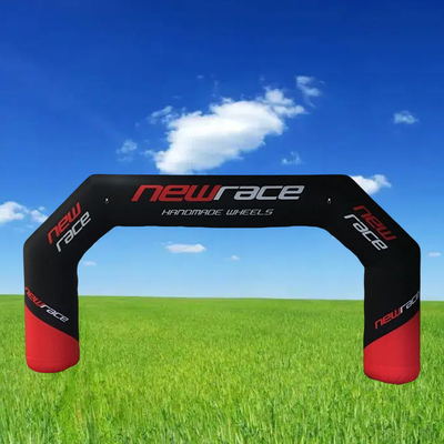 Eventos de corrida Arco de acabamento inflavel Sublimação de corante térmico personalizado Arco de acabamento inflavel
