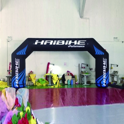Arco de linha de chegada de entrada inflável para publicidade