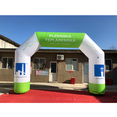 Impressão de logotipo de linha de chegada e chegada de arco inflável para venda