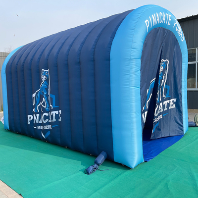 Impressão digital completa Inflável gigante Túnel personalizado ao ar livre Inflável canal inflável publicidade para eventos esportivos