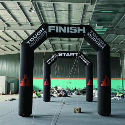 Melhor entrada esportiva de arco-íris gigante arcos de publicidade infláveis com balão porta de partida para decoração de Halloween