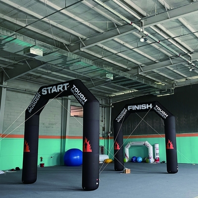 Melhor entrada esportiva de arco-íris gigante arcos de publicidade infláveis com balão porta de partida para decoração de Halloween