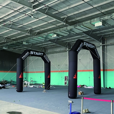 Melhor entrada esportiva de arco-íris gigante arcos de publicidade infláveis com balão porta de partida para decoração de Halloween