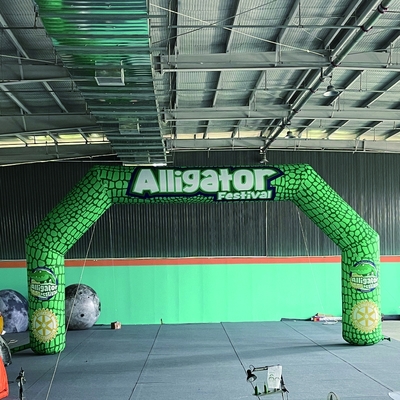 Eventos ao ar livre personalizados Linha de chegada Arco de partida de corrida inflável Arco de entrada inflável Arco de publicidade esportiva