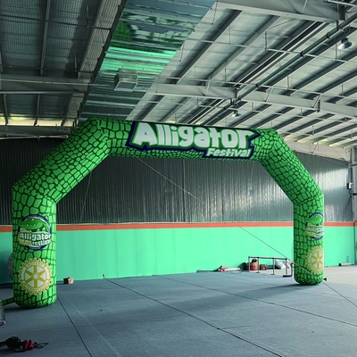 Eventos ao ar livre personalizados Linha de chegada Arco de partida de corrida inflável Arco de entrada inflável Arco de publicidade esportiva