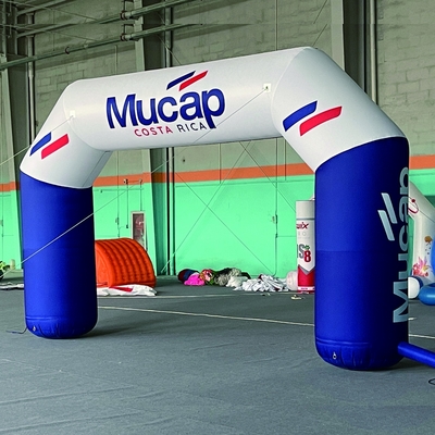 Fábrica de Esportes ao Ar livre de entrada inflável Arcos de publicidade corrida inflável Estrela linha de chegada arco de porta inflável