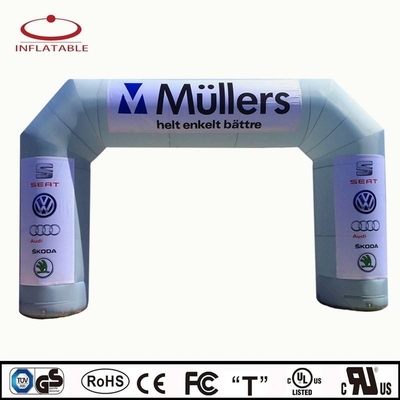Venda Quente Maratona Arco Inflavel Impressão UV Logotipo Impresso Oxford Custom Arcos Inflaveis Gigantes