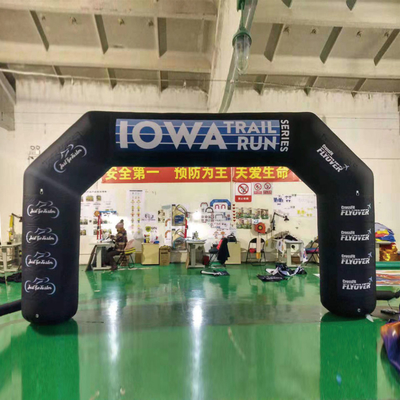 Logotipo de impressão personalizado Arco esportivo gigante para arredores inflável Arco de corrida para competição