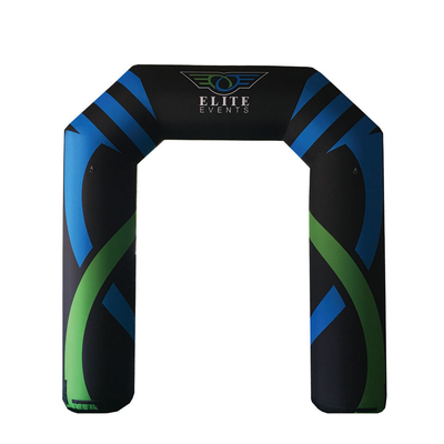Logotipo de impressão personalizado Arco esportivo gigante para arredores inflável Arco de corrida para competição