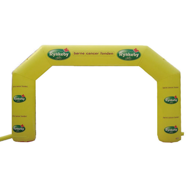Advertising personalizado tema de desenho animado inflável arco de entrada de boas-vindas para evento de festa