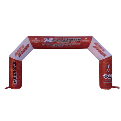 Desenho personalizado Publicidade ao ar livre Arco inflavel Maratona Começo Linha de chegada Arco inflavel