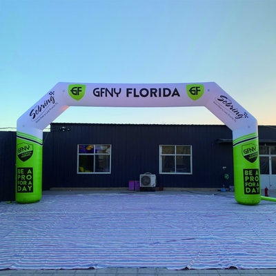 Arco de entrada inflável para eventos de tamanho 8*4m