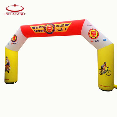 Arco personalizado Publicidade ao ar livre Arco inflável Led Arco inflável Arco de corrida de entrada