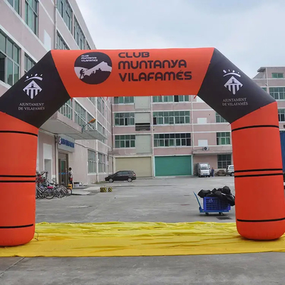 Fábrica por atacado Eventos ao ar livre Publicidade Impermeável Arco de publicidade inflável com impressão personalizada