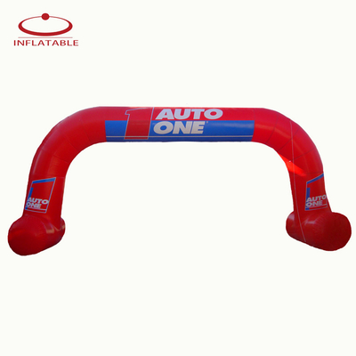 logotipo colorido impressão digital arco inflável / arco de porta para eventos de corrida, esportes de partida, linha final, arco de corrida inflável
