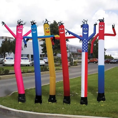Outdoor OEM Logo Publicidade PVC Tubos infláveis homem Oxford infláveis Sky Air Dancers