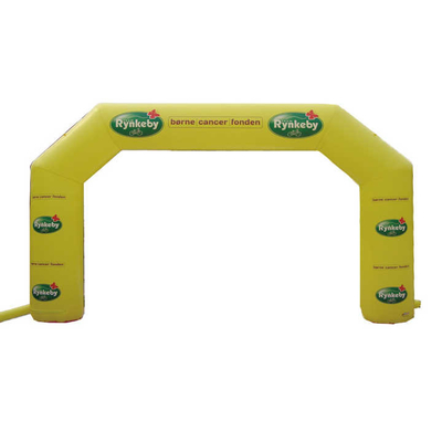 Impressão de logotipo personalizado de alta qualidade Publicidade Arco inflável para evento temático esportivo