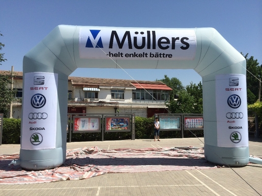 Evento temático de promoção ao ar livre de alta qualidade Arco inflável Arco de publicidade esportiva