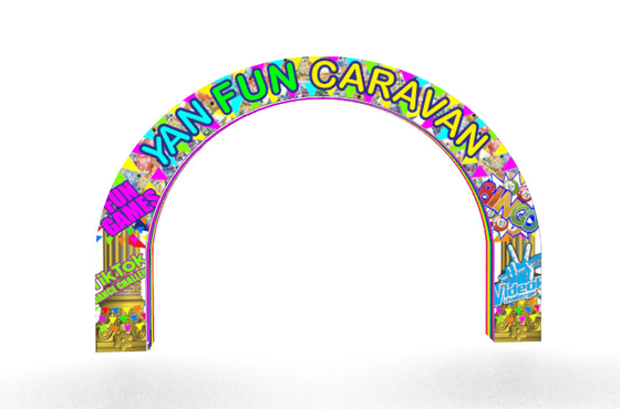 Tianyili fábrica preço por atacado PVC material CE aprovado soprador tamanho de logotipo personalizado arco inflável