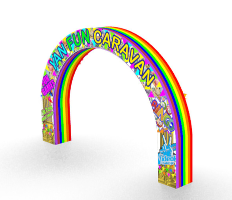 Tianyili fábrica preço por atacado PVC material CE aprovado soprador tamanho de logotipo personalizado arco inflável