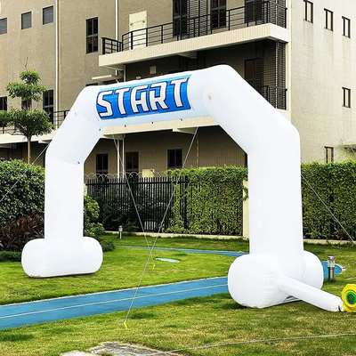 Customização barata de cinco lados arco inflável arco-íris barata arco-íris inflável eventos com logotipo da marca