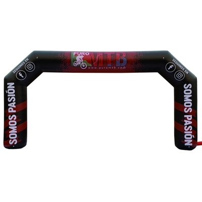 Preço barato Impressão digital Porta de arco inflável Arco de entrada inflável para decoração e publicidade de eventos de corrida ao ar livre