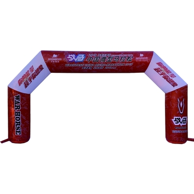 Preço barato Impressão digital Porta de arco inflável Arco de entrada inflável para decoração e publicidade de eventos de corrida ao ar livre