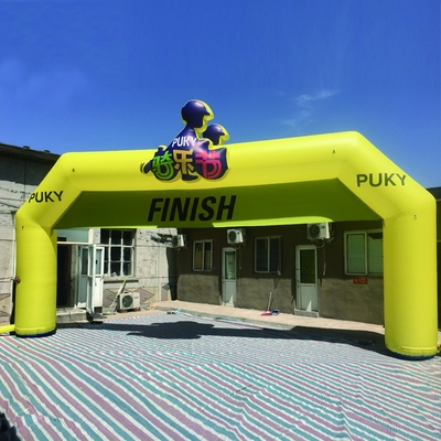 Preço barato Impressão digital Porta de arco inflável Arco de entrada inflável para decoração e publicidade de eventos de corrida ao ar livre