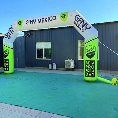 personalizar Design CE aprovado ventilador eventos ao ar livre publicidade arco insuflável