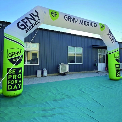 personalizar Design CE aprovado ventilador eventos ao ar livre publicidade arco insuflável