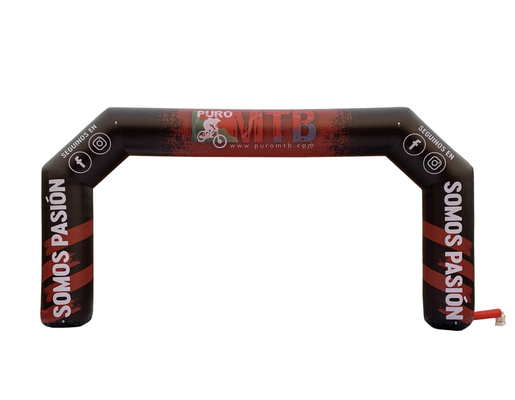 Preço por atacado de fábrica Eventos de logotipo personalizados maratona linha de chegada arco inflável