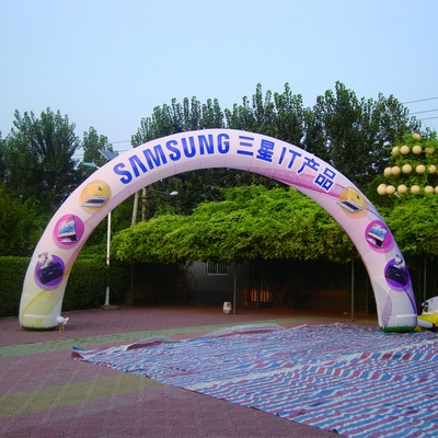 Arco de acabamento inflável personalizado LED Arco inflável para decoração