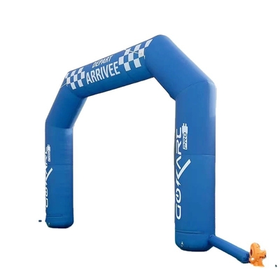 Porta de entrada com arco de acabamento inflável Certificado CE com luz LED