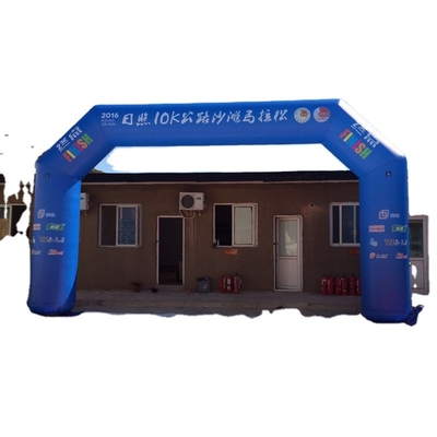 Porta de entrada com arco de acabamento inflável Certificado CE com luz LED
