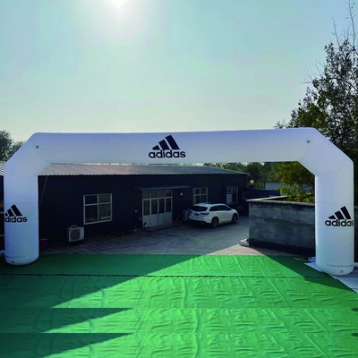 Arco-íris inflável de acabamento Arco de acabamento de publicidade ao ar livre