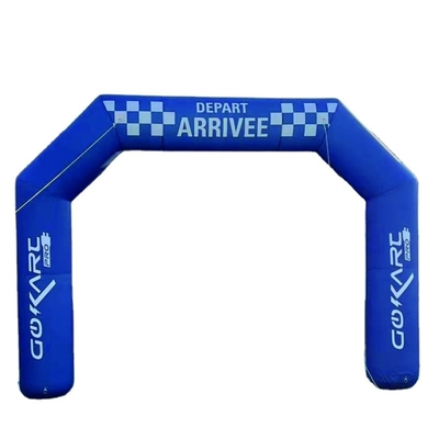 Impressão personalizada Arco de acabamento inflável Arco de entrada inflável exterior