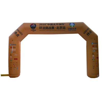 Impressão personalizada Arco de acabamento inflável Arco de entrada inflável exterior